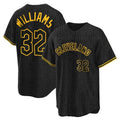 Cleveland Guardians #32 Gavin Williams Player Black CLOTHIN Snake Skin City Home Game Stitched Jerseys
