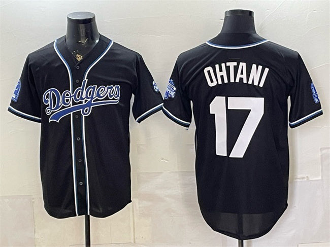Los Angeles Dodgers #17 Shohei Ohtani B2B Champs 2026 Black CLOTHIN Out Style Vapor Limited Stitched Jersey