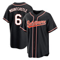 Baltimore Orioles #6 Ryan Mountcastle Player Black CLOTHIN Out Home Game Stitched Jerseys