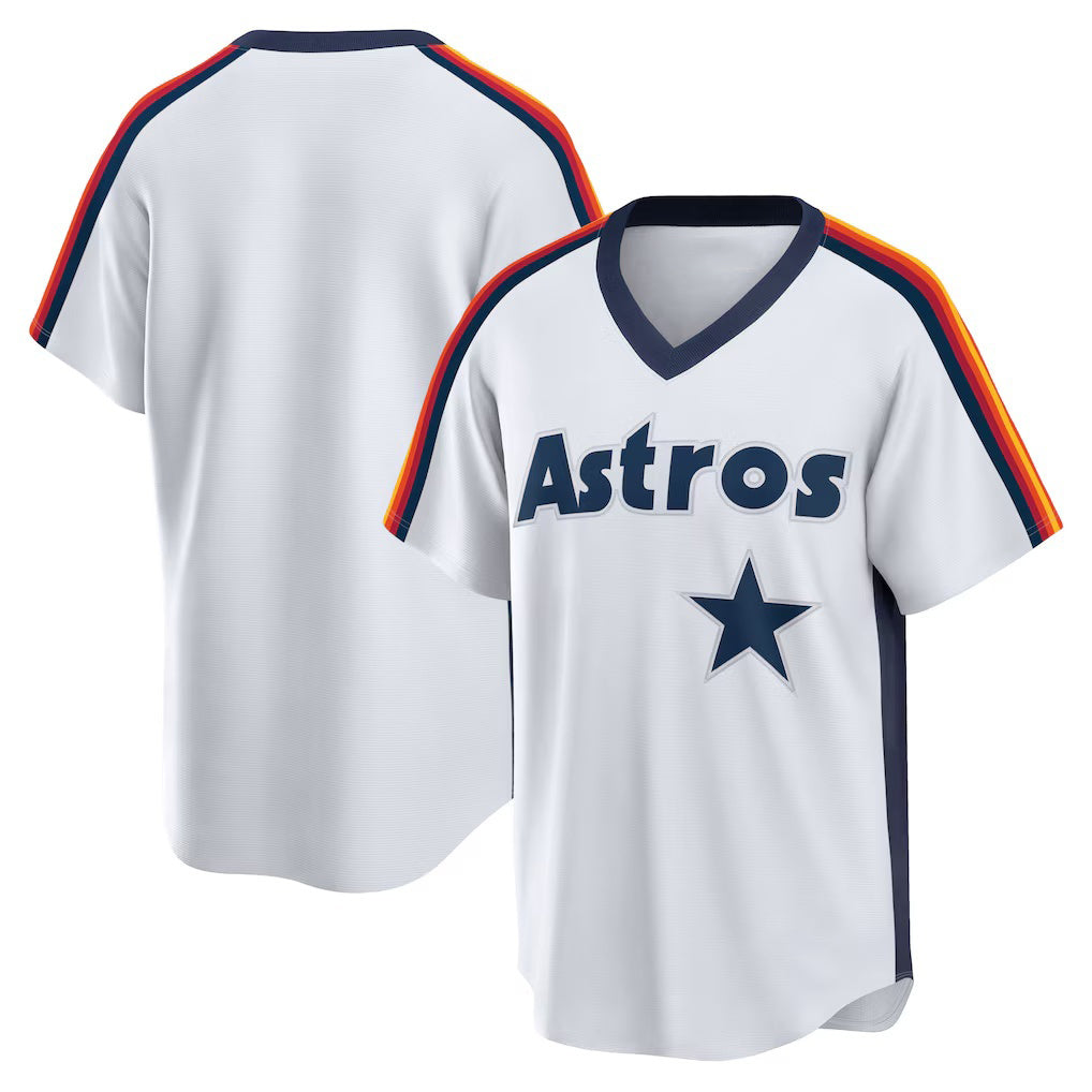 Houston Astros White CLOTHIN Home Cooperstown Collection Player Jersey