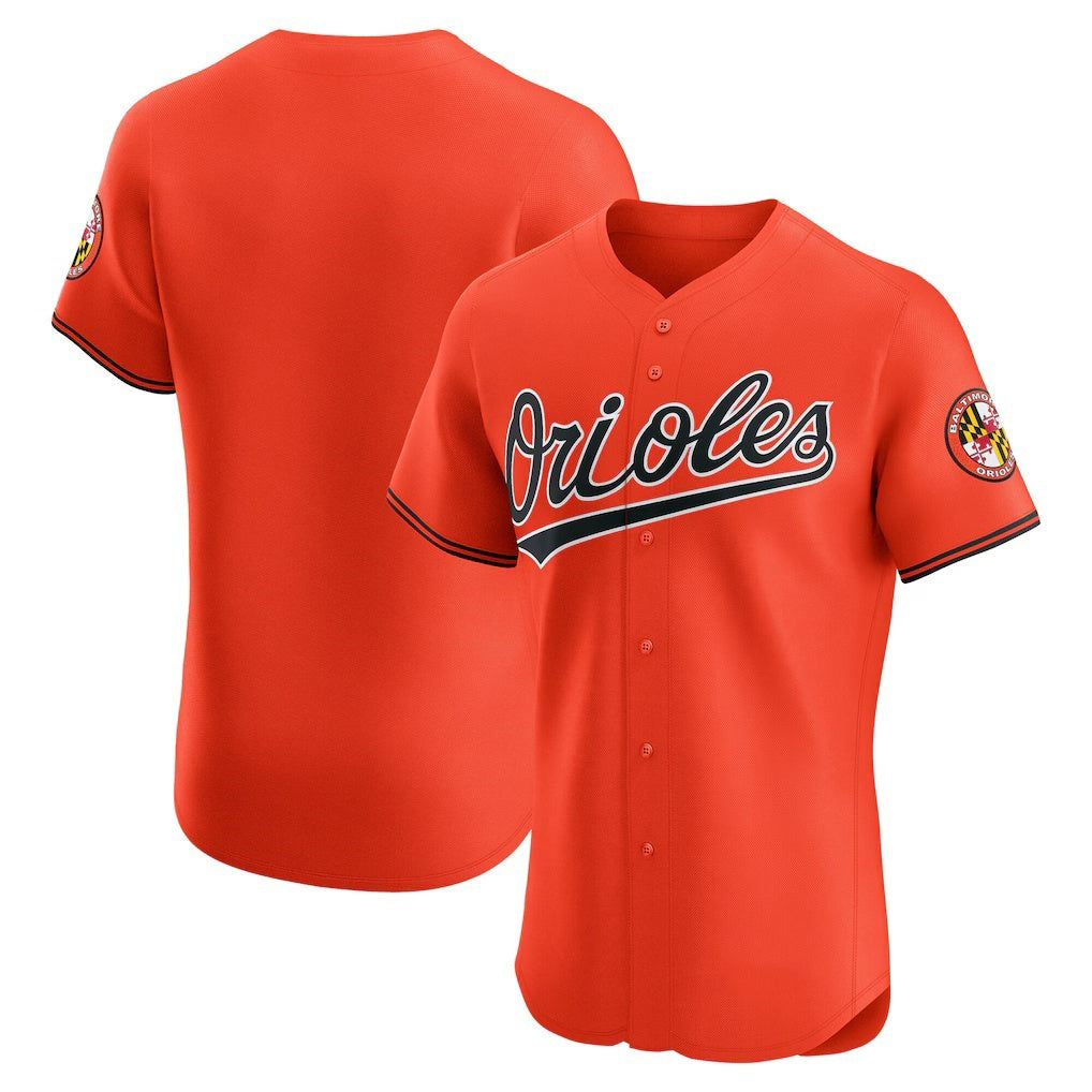 Baltimore Orioles Orange CLOTHIN Alternate 2 Elite Jersey