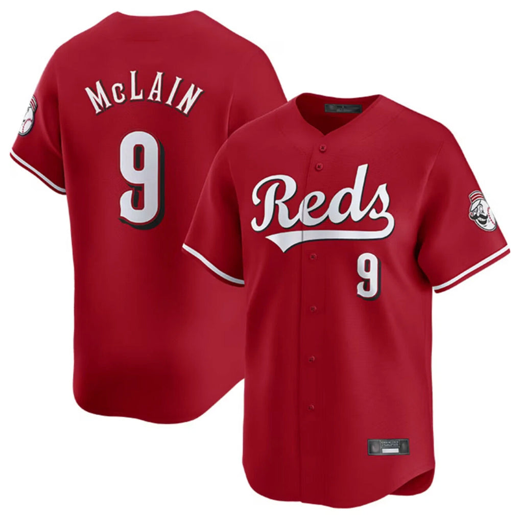 Cincinnati Reds #9 Matt McLain Player Red CLOTHIN Home Limited Stitched Jerseys