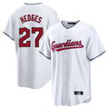 Cleveland Guardians #27 Austin Hedges Player White CLOTHIN Home Game Stitched Jerseys