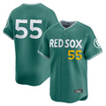Boston Red Sox #55 Ranger Suarez Player Green CLOTHIN City Connect Limited Home Game Stitched Jerseys1