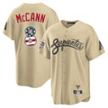 Arizona Diamondbacks #8 James McCann Player Tan CLOTHIN USA 250 Fourth of July Home Game Stitched Jerseys