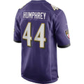 B.Ravens #44 Marlon Humphrey Purple CLOTHIN Game Jersey