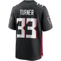 A.Falcons #33 Michael Turner Black CLOTHIN Game Retired Player Jersey