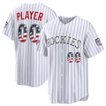 Custom Colorado Rockies 2026 All-Star Edition Stars & Stripes White CLOTHIN Stadium Pick-A-Player Jersey