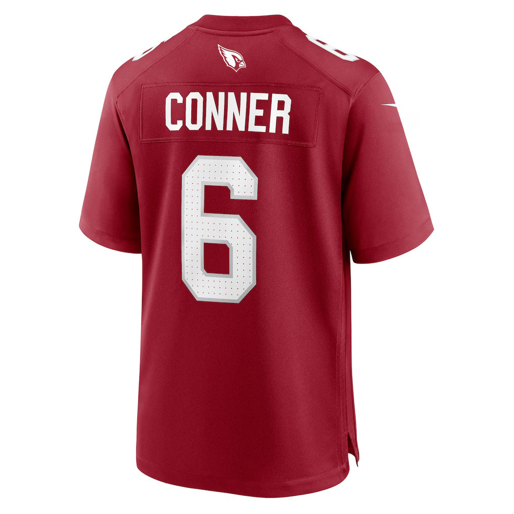 A.Cardinals #6 James Conner Cardinal CLOTHIN Home Game Jersey