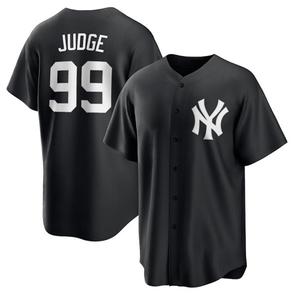 New York Yankees #99 Aaron Judge Black CLOTHIN Lights Out Limited Stitched Jersey
