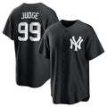 New York Yankees #99 Aaron Judge Black CLOTHIN Lights Out Limited Stitched Jersey