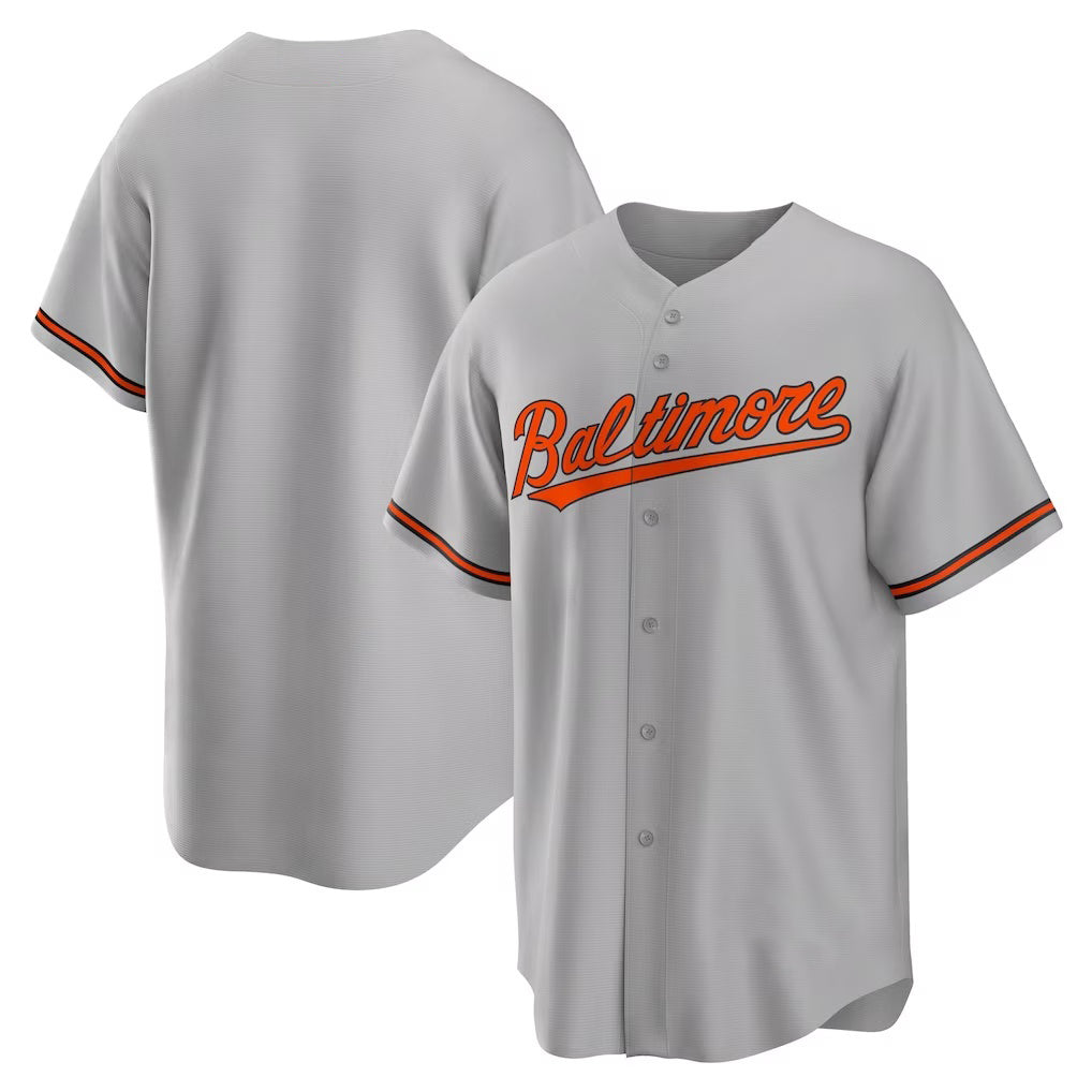 Baltimore Orioles Gray CLOTHIN Road Replica Team Jersey