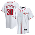 Cincinnati Reds #30 Ken Griffey Player White CLOTHIN Game Home Stitched Jerseys