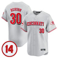 Cincinnati Reds #30 Ken Griffey Player Gray CLOTHIN Vapor Premier Limited Home Stitched Jerseys