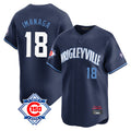 Chicago Cubs #18 Shota Imanaga Player Navy CLOTHIN City Connect 150th Anniversary Limited Home Stitched Jerseys
