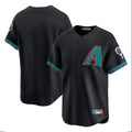 Arizona Diamondbacks Black CLOTHIN Throwback Cooperstown Limited Home Blank Player Stitched Jerseys